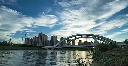 延时实拍北京温榆河桥视频的预览图